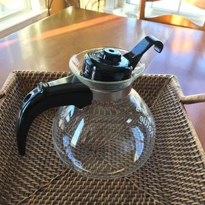 Whistling Kettle Cafe Brew Collection by Medico WK 112 Clear With Black Handle